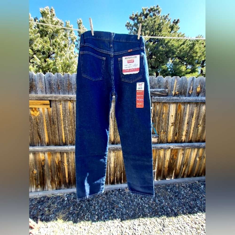 Rustlers Mens Blue Jeans 3